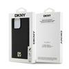 Etui do iPhone 15 Pro Max DKNY Leather Monogram MagSafe Czarne