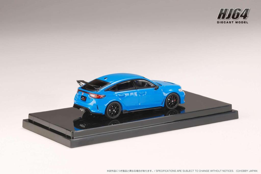 Hobby Japan HJ64 Maßstab 1/64 Honda Civic Type R (FL5) Racing Blue Fertigmodell HJ643063BL
