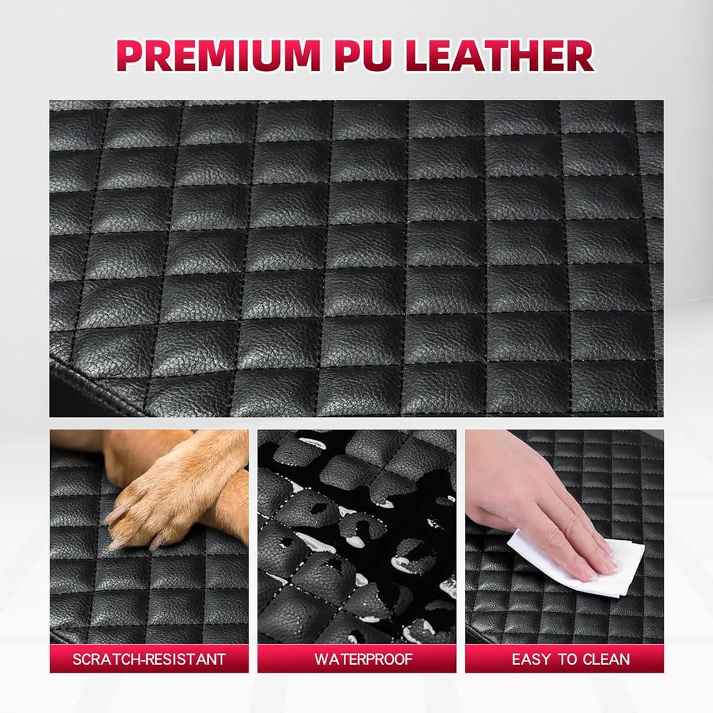 Upgraded Car Middle Center Console Cover With 2 Storage, Universal Microfiber Leather Car Armrest Cover Cushion For For Most Vehicles, Memory Foam