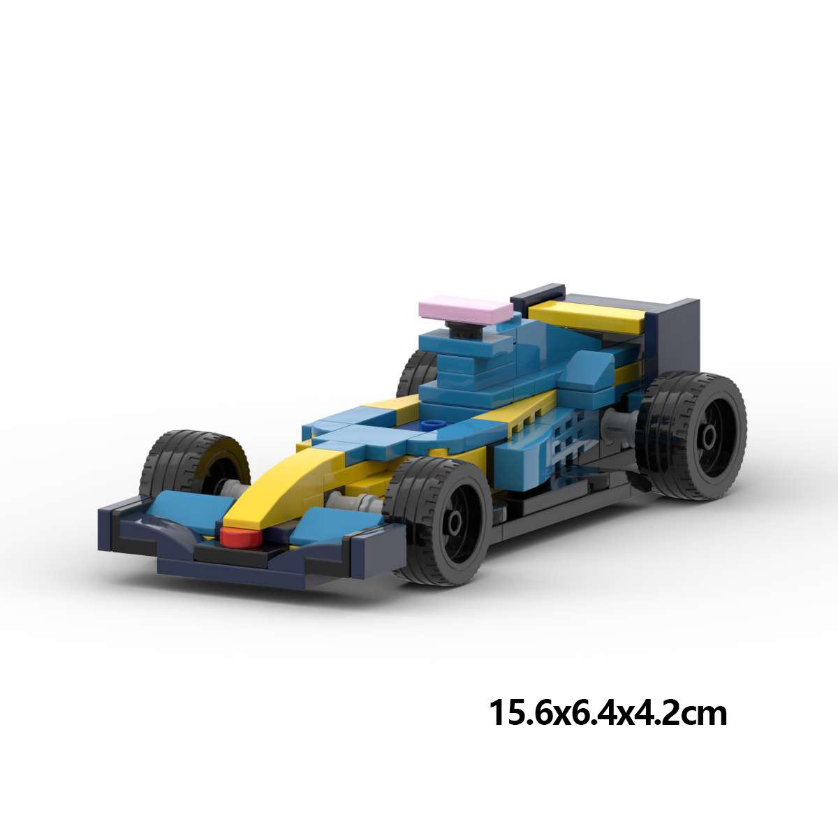 

Compatible -63660 Renault R25 Building Block Assembly F1 Racing Car Assembly Toy Model Gift Ornament