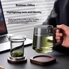 Gianxi Glass Tea Cup Tea Separationcup Personal Office With Handle Household High Temperature Resistance Scented Tea Water Cup