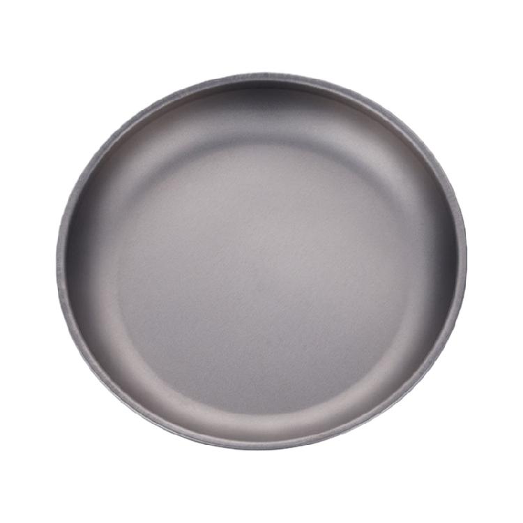 Multifuntional Use Camping Plate Heatproof Portable Cookware Metal Texture Suitable for Campers Trail Explorers Use