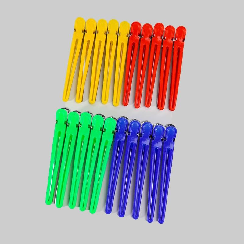 No-Crease Hairdressing Alligator Clips - Duckbill, Bangs, and Makeup Sectioning Clips