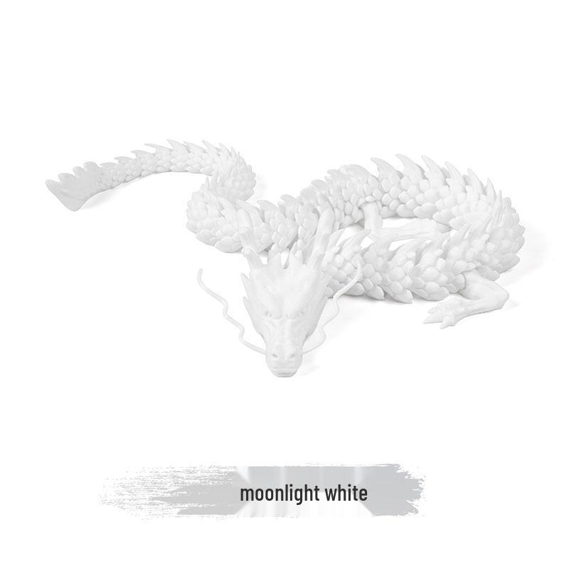 3D Printed Chinese Dragon Egg Ornament Toy Figurine Gift Craft