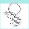 Colorful Rainbow Stainless Steel Keychain Perfect Friendship Gift For Colleagues And Friends