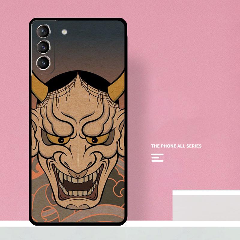 

Чехол для телефона Самурайская маска Они для Samsung Galaxy S26 S23 Ultra S20 S21 S22 S24 S25 Plus S10 S25 FE Чехол Coque Galaxy S25 FE