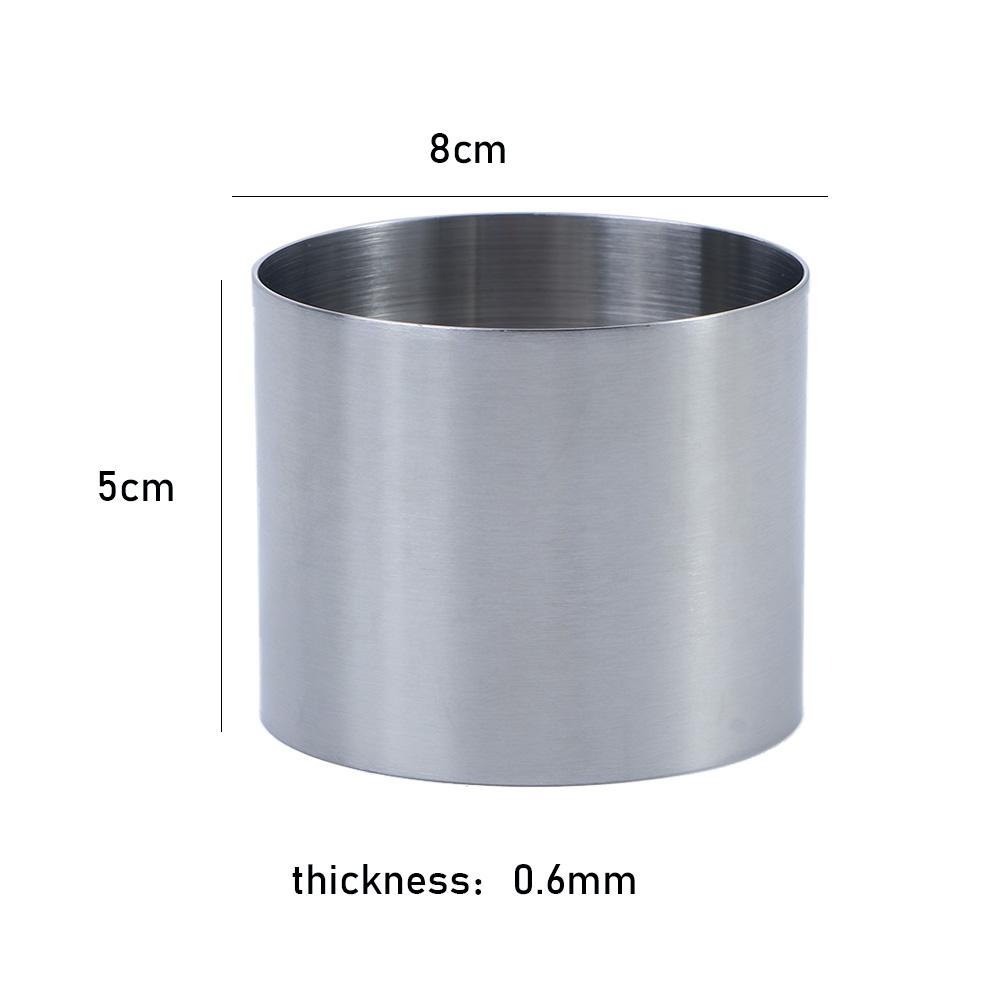 DIY 5/6/8/10CM Mousse Cake Cutter Pastry Circle Kitchen Gadgets Cake Mold Baking Tool Cake Ring Mold