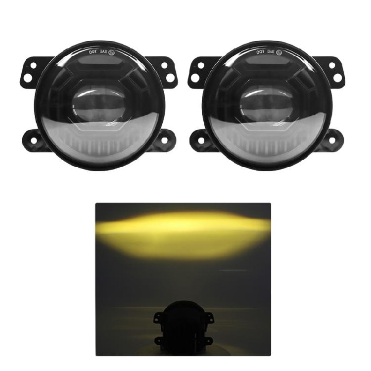 Flexible 4 Inch LED Fog Lights With Corrosion Resistant Case Ideal For Night Driving