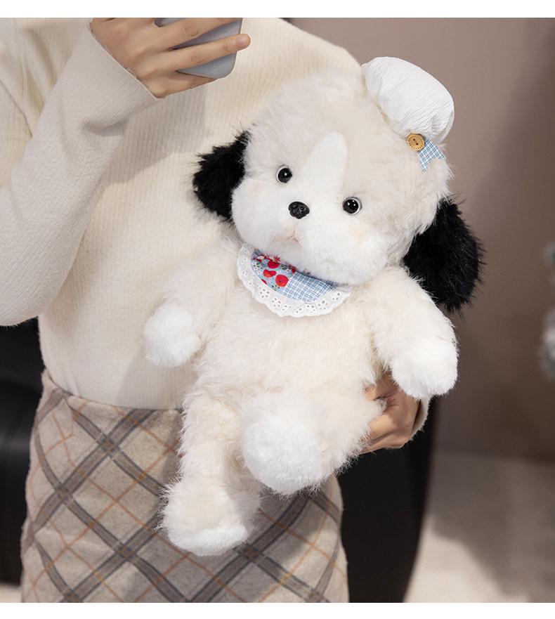 Xiaohongshu Kıvırcık Köpek Peluş Oyuncak - Çocuklar İçin Sevimli Uzun Tüylü Köpek Bebek, Sarılmak ve Uyku İçin Mükemmel.