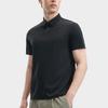FILA Solid Color Casual Simple Pullover Short Sleeve Polo Shirt Men tops Black F11M422124F-BK
