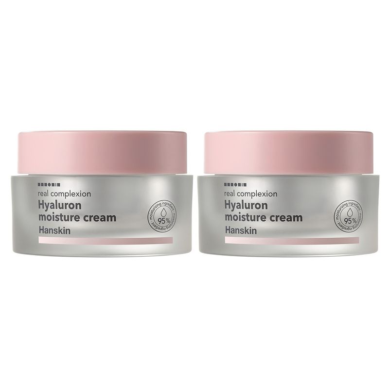 Hanskin Real Complexion Hyaluronic Moisture Cream 50ml x 2