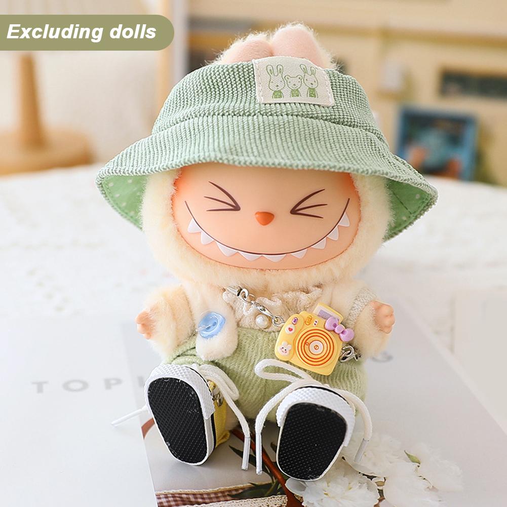 

Для 17см Ляльки Лабубу Одяг Модний Одяг Комбінезон Одяг для Ляльки Кольоровий Капелюх Аксесуари для Ляльок Мила Прикраса 06
