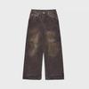 Retro High Street Style Loose Fit Jeans – Unisex Trendy Straight-Leg Pants