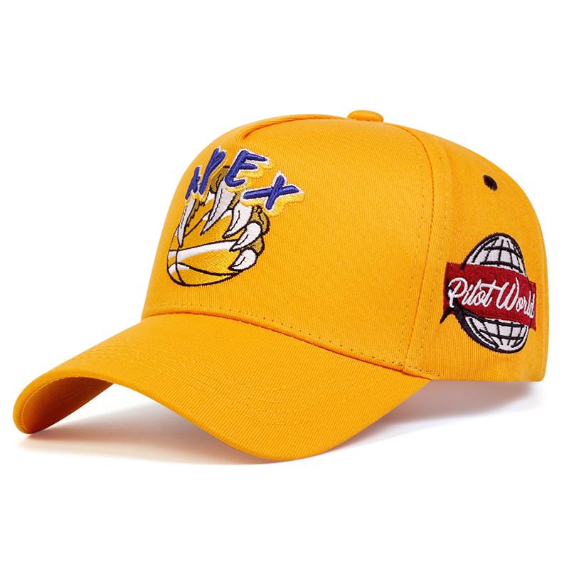 Unisex Kšiltovka s výšivkou medvědí tlapky na basketbal Pánská outdoorová rybářská čepice Módní bavlněné kreslené klobouky Golfové čepice