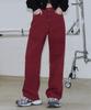 Awodeijeu Color-Dyed Wide Denim Pants [Red]