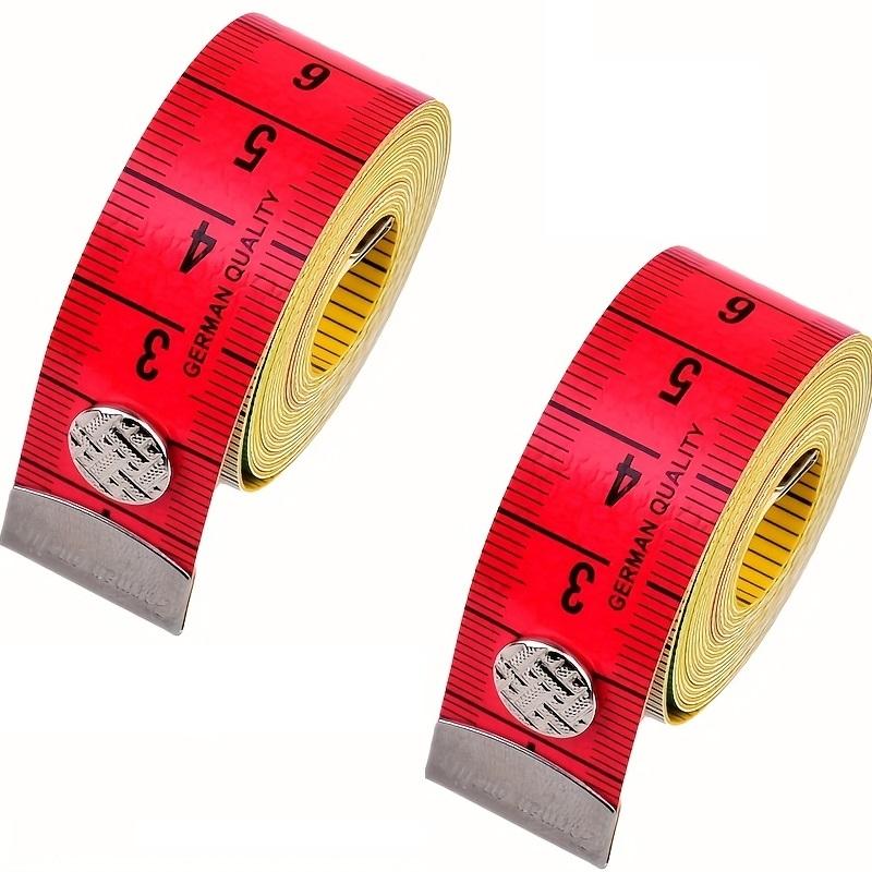 1/2PCS Colorful Measuring Tape with Buckle Dual-Sided Imperial And Metric Multifunctional Measurement Tape