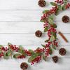 Artificial Foliage Spring Floral Garland DIY Plastic Garland Hanging Plants 180cm Flexible Artificial Flower Vines