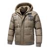 New Winter Fake Two-piece Cotton Jacket Couple Clothes Fashion Couple Warm Bread Jacket Loose Fake Two-piece