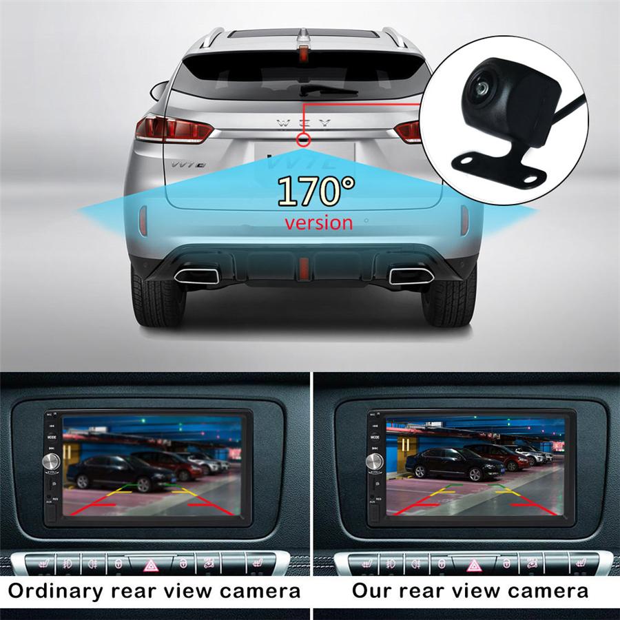 170° 1080P Fisheye Lens Car Front Rear View Backup Camera For Android DVD Player