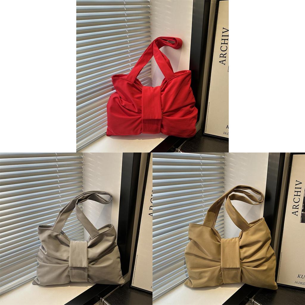 Street Style Butterfly Knot Tote Bag With Large Capacity For Daily Use