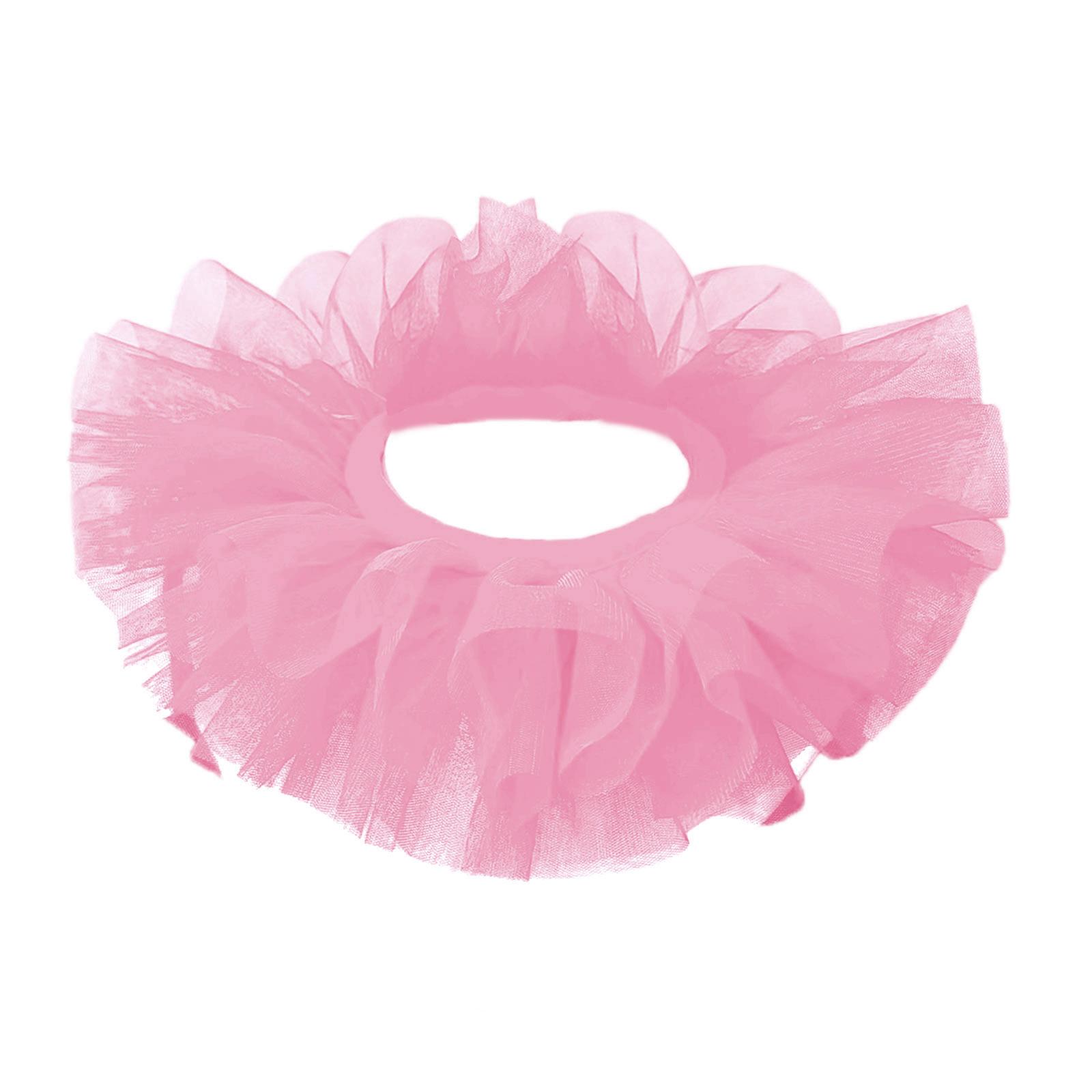 

Регулируемая лента для девочки, сетчатый накладной воротник, шаль, оборка, 3 слоя, шарф, накидка, клоун, чокер для костюмированных вечеринок