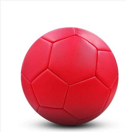 Football Cadeau Enfant Étudiant Adulte Cuir Souple Durable rouge