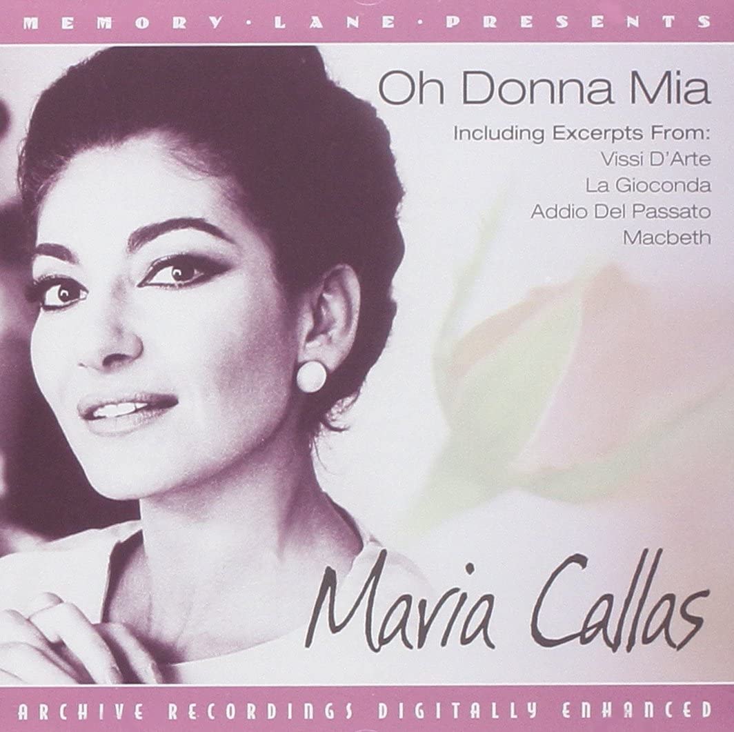 

CD MARIA CALLAS - Oh Donna Mia PGNCD909 Pegasus 2005 Germany Classical Used