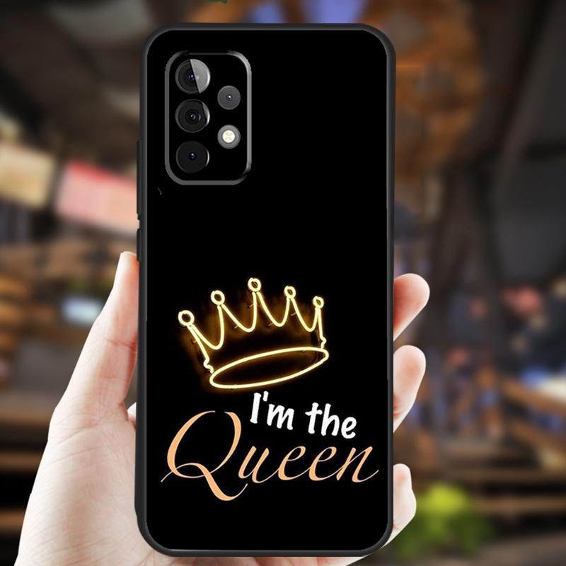 King Queen Art Case For Samsung Galaxy A34 A06 A05 A32 A16 A55 A36 A26 A54 A14 A22 A52 A35 A15 A53 A13 A56