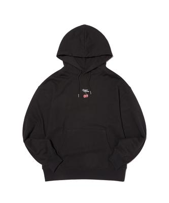 Dewey Cherry Uni Loose Fit Hoodie [Black]