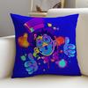 Chaotic SSuperjailS Cushion Cover Breathable and skinfriendly linen pillowcase square removable and washable cushion