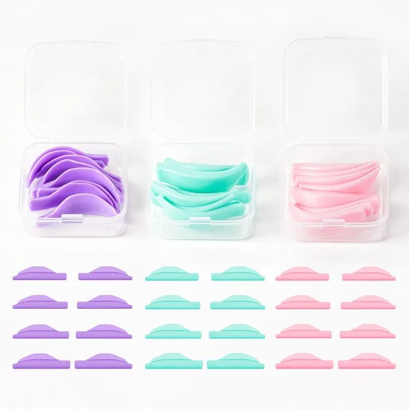 4/5/7 Pairs Eyelash Perm Silicone Pad Eyelash Perm Assistant Tools 3D Lashes Curler Applicator Tools Lash Supplies Women Gift