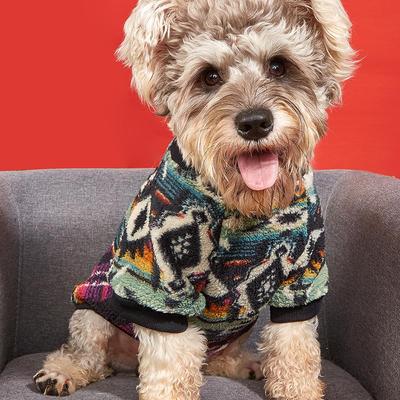 Moletom Grosso para Animais de Estilo Étnico Quente para Gatos e Cães