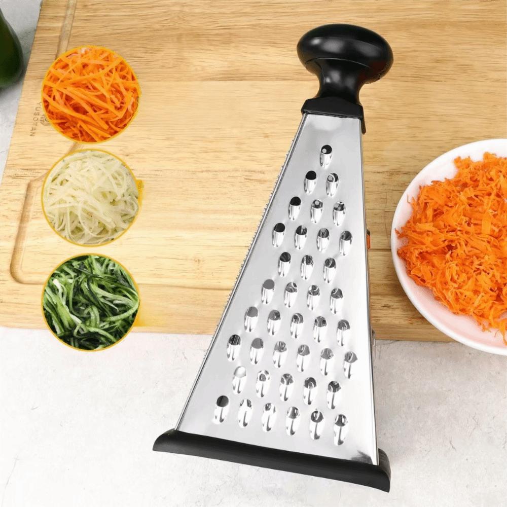 4 Sided Vegetable Grater Manual Vegetable Shredder Multipurpose Pyramid Shape Cheese Grater Potato