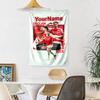 Arsenal Custom Your Name Wall Decor Tapestry Art For Pet Memorial Birthdaywedding Party Backdrop Family Gift