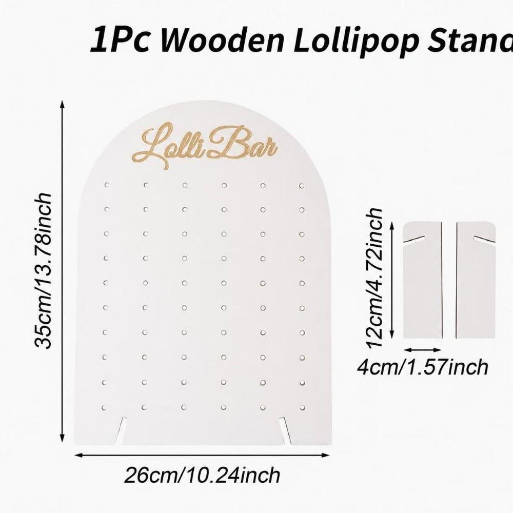 Multicolor Lolli Bar Rack Arched Design Lollipop Holder Lollipop Stand  Wedding Centerpieces
