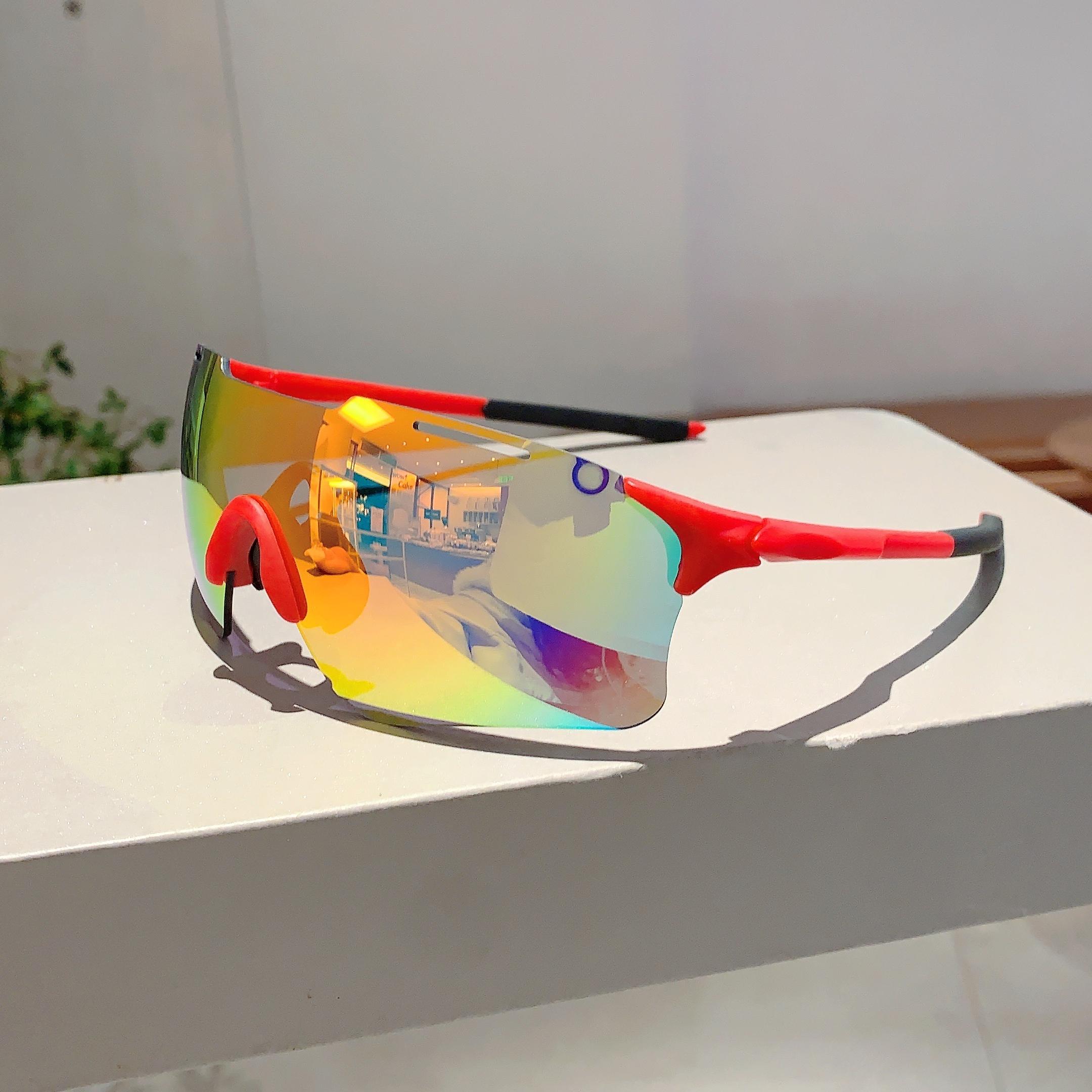 

Oversized Sports Goggle New Mirror Outdoor Cycling Eyewear for Men Trendy Punk Fashion UV400 Protection Sunglasses