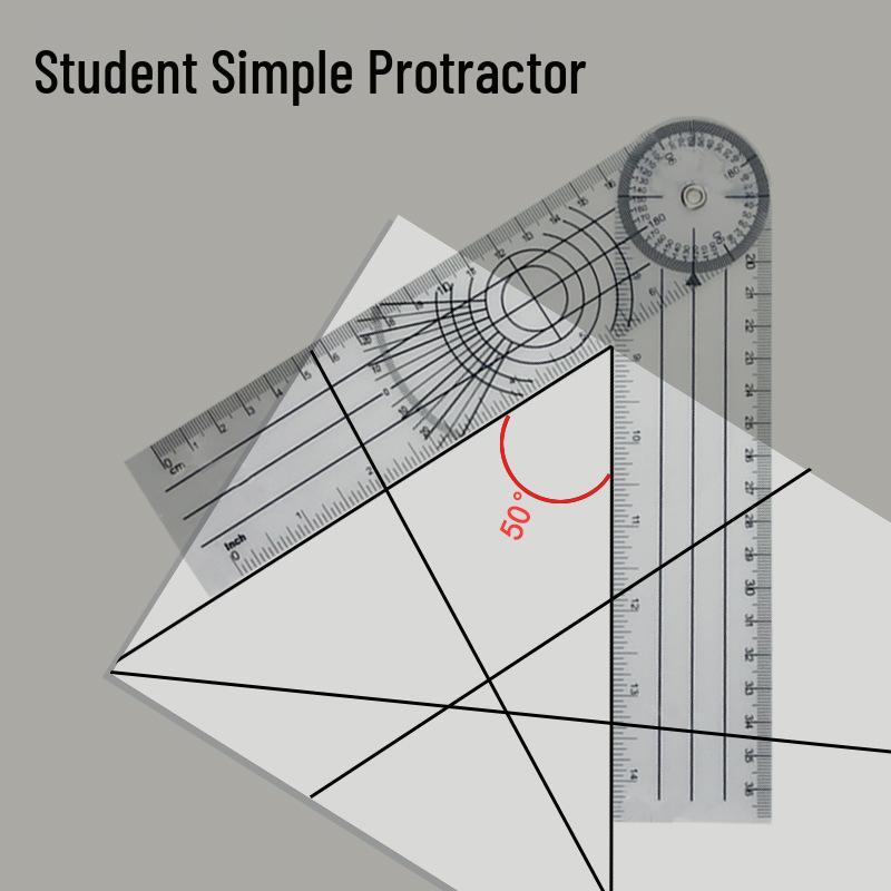 Transparent PVC Orthopedic Limb Angle Medical Measuring Ruler
