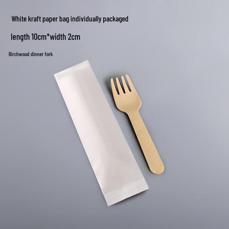 Wuhe 10CM Disposable Bamboo Spoon-Forks