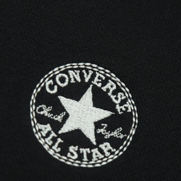 Converse Sweatshirts Women's Black Hooded Moderate WCH721-023