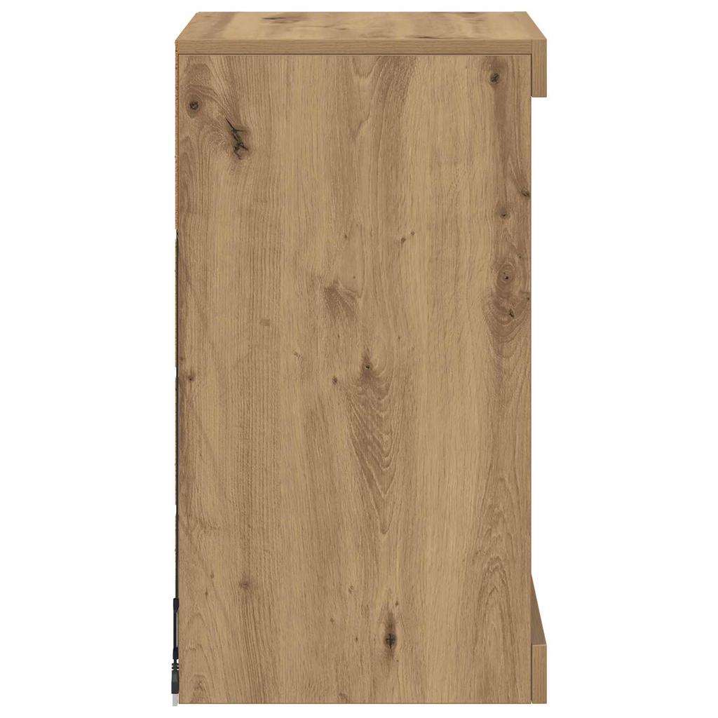 LED Sideboard Artisan Eiche 41 x 37 x 67 cm Spanplatte