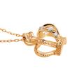 Sears Crown Necklace for 10K Pink Gold with PG Women, Diamonds, 0.02ct, Sp51-0007-pg