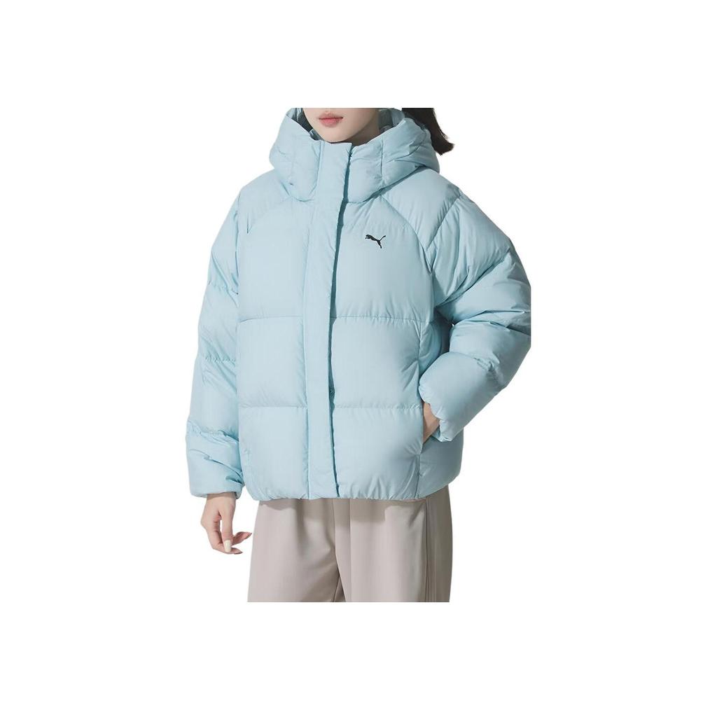 Puma Sportlich Lässig Logo Dick Kapuze Warm Reißverschluss Langarm Daunenjacke Damen Oberbekleidung 691045-47