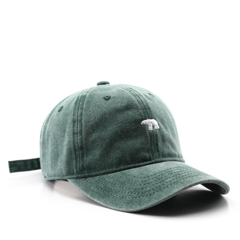 

Мужская и женская бейсбольная кепка с вышивкой, низкопрофильная шляпа Snapback для Дня отца, винтажная регулируемая помытая 56-60cm