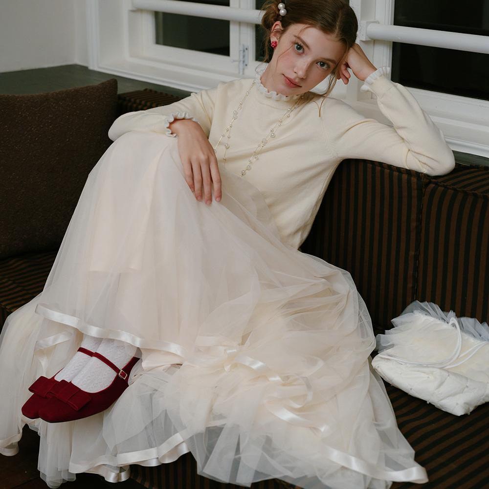 CEST MOIDEW Cest_Fairy Mesh A-Line Skirt