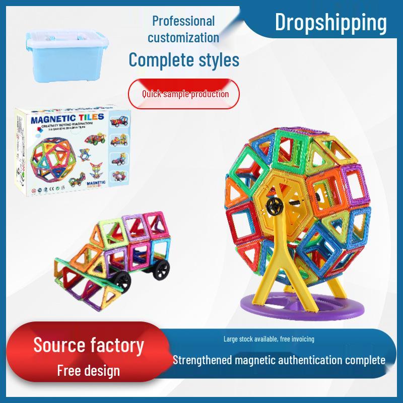 Magnetic Tiles: Children's Building Blocks Educational Toy Set