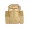 1-1/4" NPT Brass Water Oil Gas Swing Check Valve Threaded Plumbing Fitting