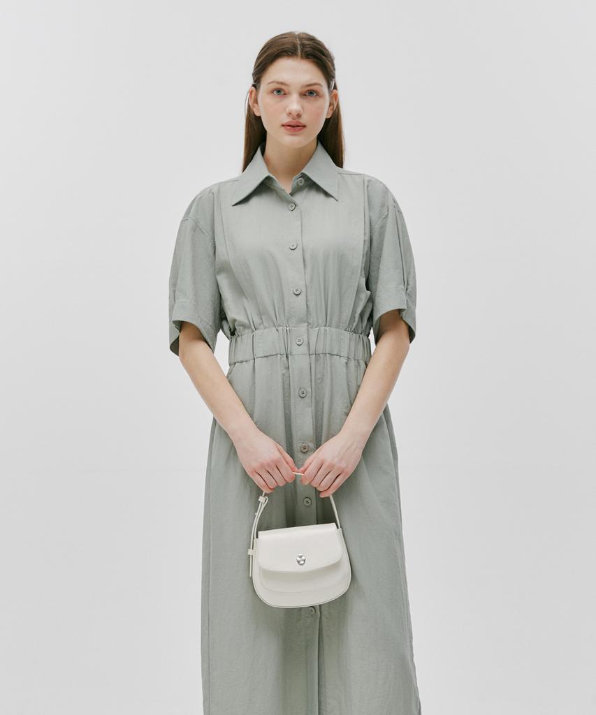 Ost Kaka Tina Shirt Dress Light Khaki