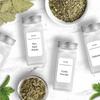 216pcs White Sticker Spice Jars Sticker Organizer Label For Household Kitchen Waterproof Reusable Kitchen Accesserioes
