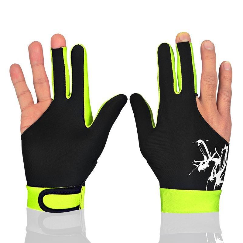 1 PC Billiard Shooters 3 Fingers Gloves 5colors Billiard Gloves Snooker Gloves Billiard Accessories
