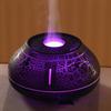 Vulkanisches Aroma Ätherischer Diffusor 130ML USB Lavaflamme Luftbefeuchter Ultraschall Kaltnebel Erzeuger Vernebler mit LED Farbflamme